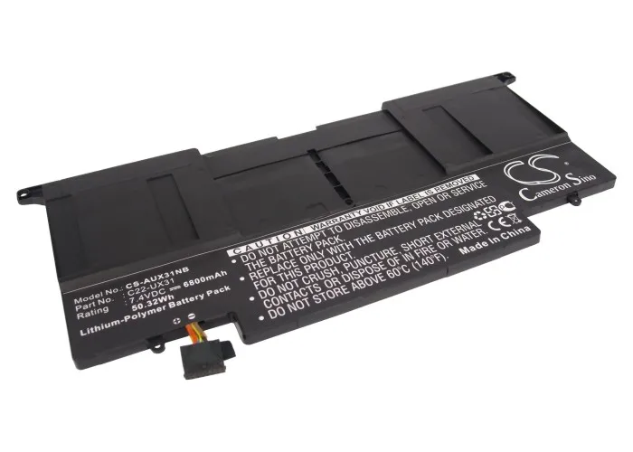 Cameron sino для ASUS UX31 Ultrabook UX31A UX31E-DH72 ZenBook C22-UX31 аккумулятор | Электроника