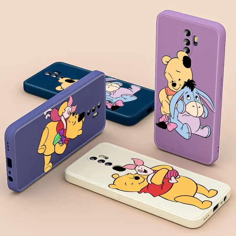 

Winnie The Pooh For OPPO A74 A73 A55 A54 A52 A11 A94 A93 A92 A91 A11K A9 A16 A7 A1K 2020 Liquid Silicone Phone Case