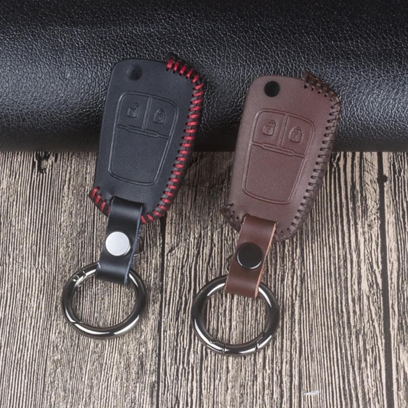 

Leather Car Key Case Cover For Chevrolet Cruze Epica Lova OPEL Astra Vectra Aveo Trax Meriva Zafira Antara Volt Camaro Meriva