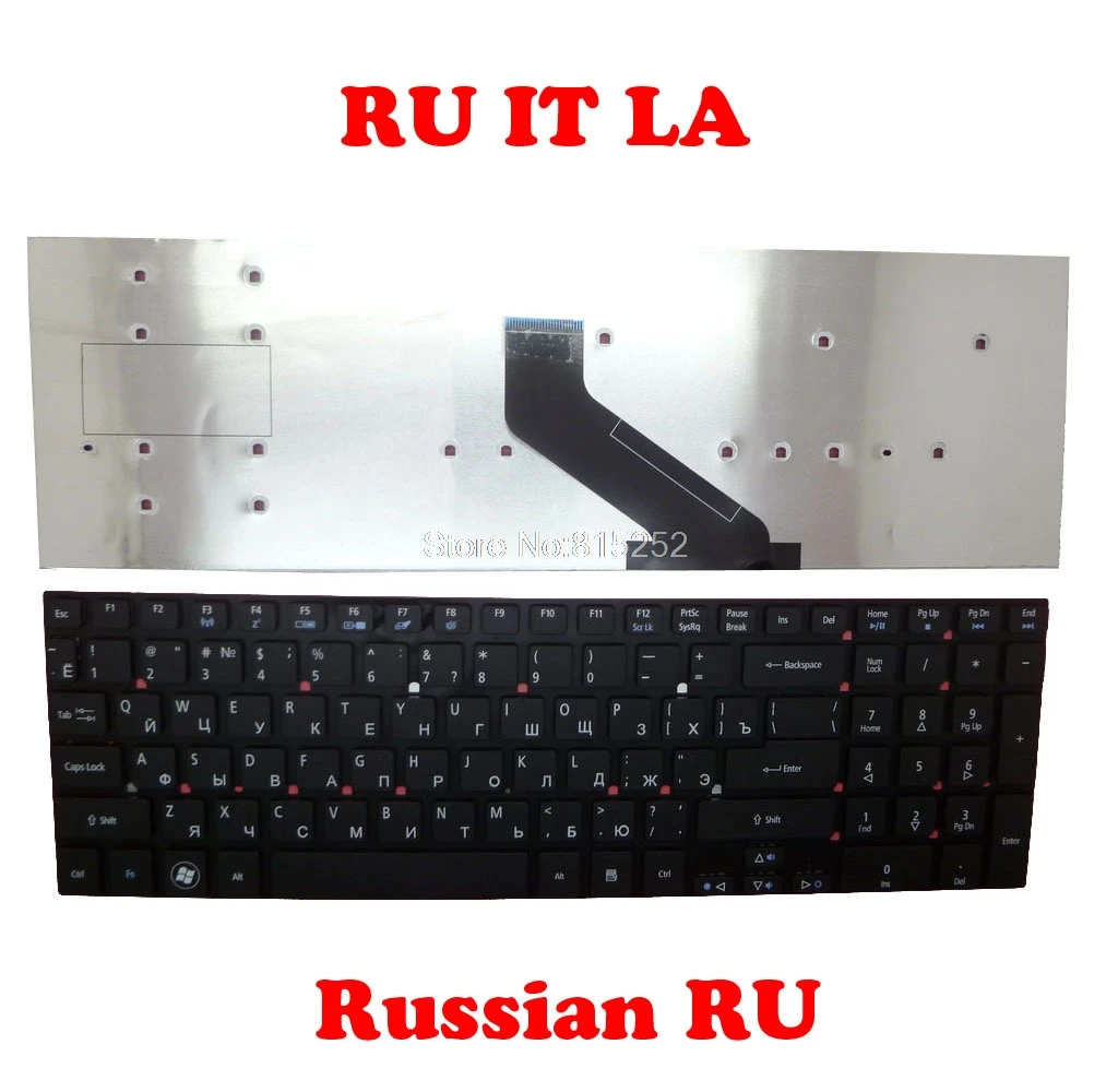 RU LA электронная клавиатура для Acer 5830TG V121702AK2 IT PK130IN2A13 MP-10K36LA-4421W 121702as4 RU 90.4YU07.S0R NK.I171S.00N русский