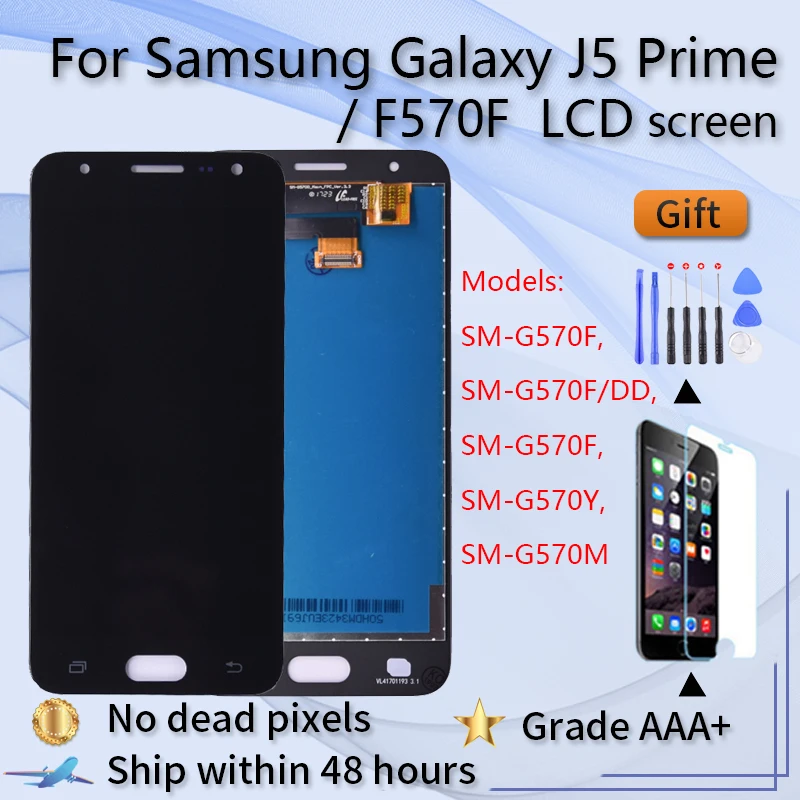 

100% протестированный сенсорный ЖК-дисплей Super AMOLED для Samsung Galaxy J5 Prime G570 G570F G570K G570L