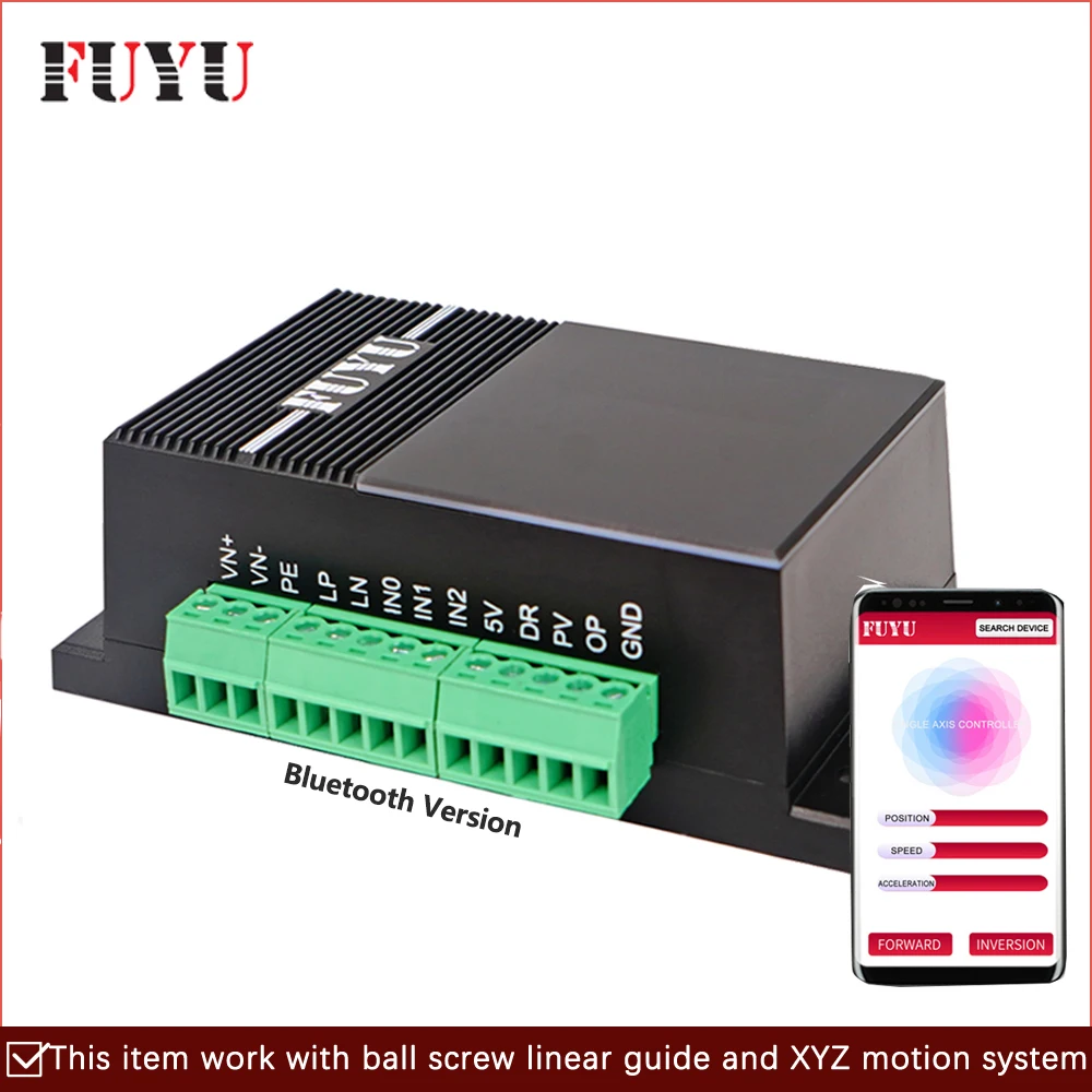 Шариковый винт линейный направляющий привод контроллер шагового двигателя для