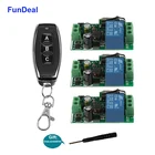Универсальный беспроводной переключатель дистанционного управления для умного дома, 433 МГц, 110 В переменного тока, 220 В, 1-канальный релейный модуль приемника и радиочастотный Удаленный передатчик 433 МГц