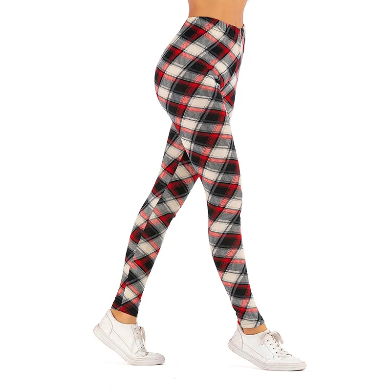 

Neatie Kiddie 2019 Women Fashion Print Skinny Pants Casual Slim Elastic Waist Pencil Pants Bottom Full-length Trousers