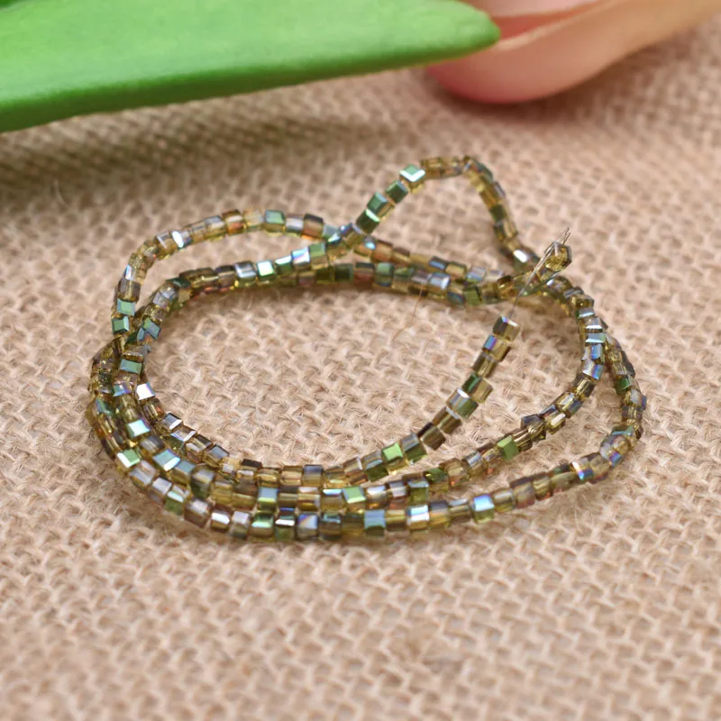 28 195pcs Горячие Красочные 2 мм 200 шт разделители Подвески со стразами конфеты найти квадратные стеклянные бусины для самостоятельного изготовления ювелирных изделий Аксессуары - Цвет: 28 195pcs