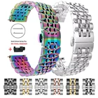 Металлический классический ремешок для Garmin Duh Watch Band, браслет из нержавеющей стали для GarminActiveGarminMove 3, 20 мм 22 мм