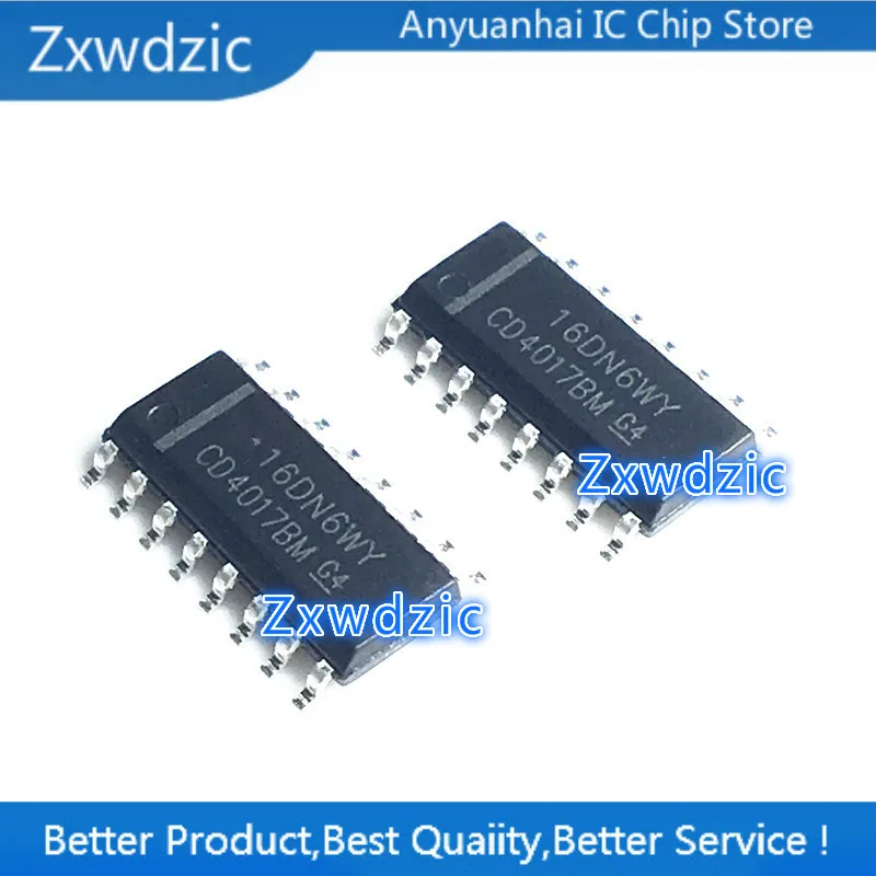 10 шт. CD4017BM SOP16 CD4017 SOP CD4017BM96 HEF4017 HEF4017BT SMD HCF4017