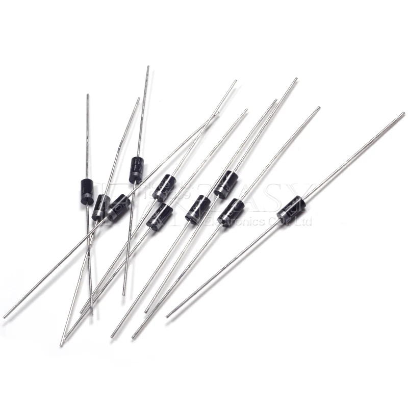 100 шт выпрямительный диод FR107 1A 1000V DO 41 fr107|diodes fr107|rectifier diode1a diode |