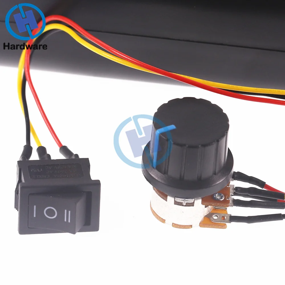 Цифровой светодиодный Дисплей 12V 24V 36V 48V MAX60A ШИМ контроллер скорости двигателя