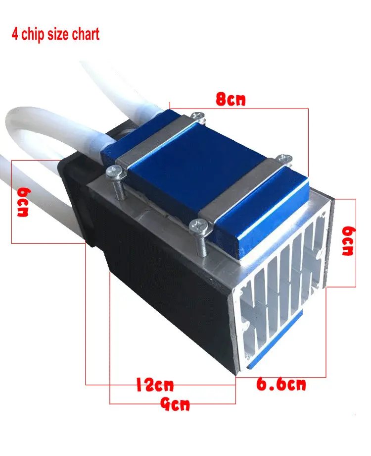 Полупроводниковый Холодильный чип 12V Портативный охлаждающий кондиционер небольшой мини Diy система охлаждения Кондиционер