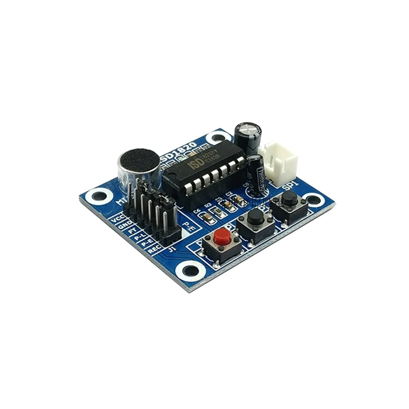 ISD1820 модуль записи голосовой Голосовая плата телетелефона с микрофонами +