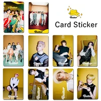 wholesale kpop idol bangtan boys butter new album card sticker crystal card stickers for fans collection gift accessories