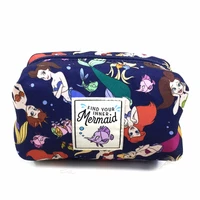 new fashion mermaid princess girls kids cosmetic bags cases for children gifts