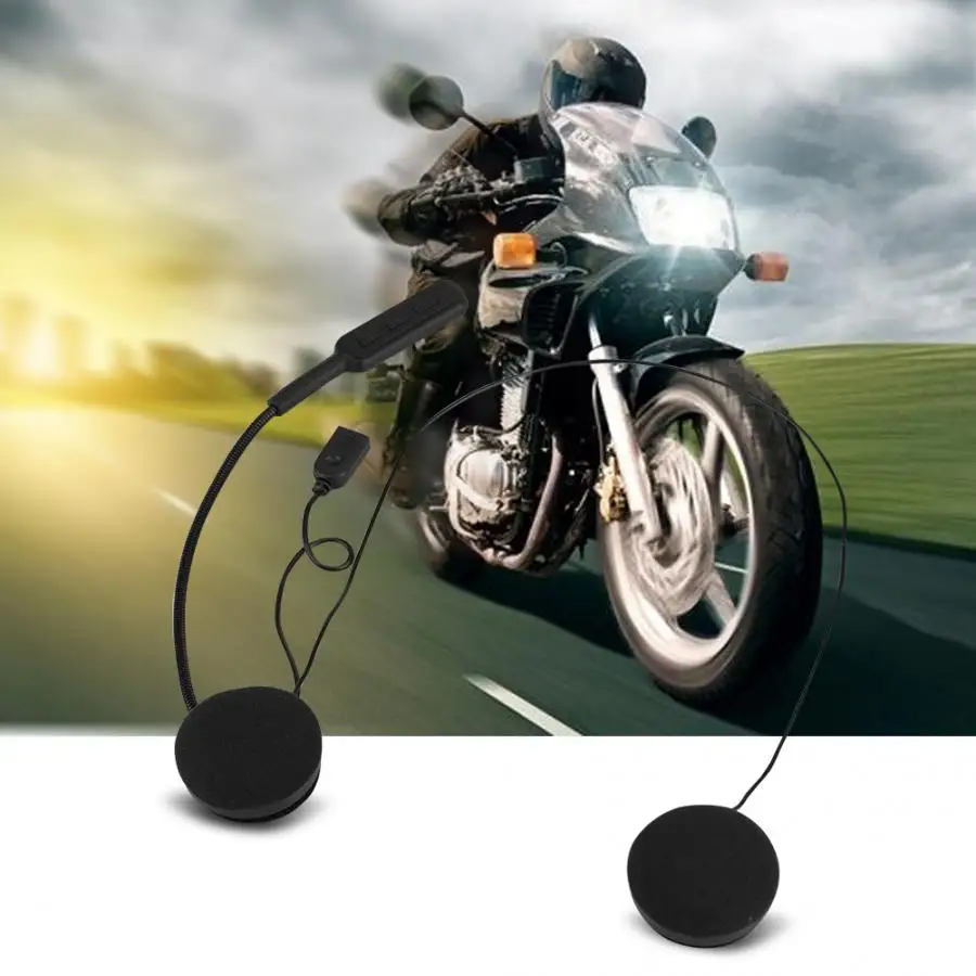 Гарнитура для шлема Moto rcycle Bluetooth беспроводная гарнитура колонки музыкальные