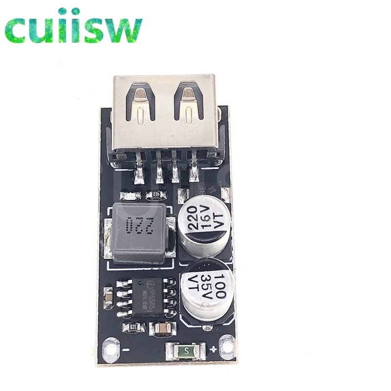 USB конвертер QC3.0 QC2.0 понижающий модуль зарядки 6 32 В 9 12 24 для быстрой печатная плата