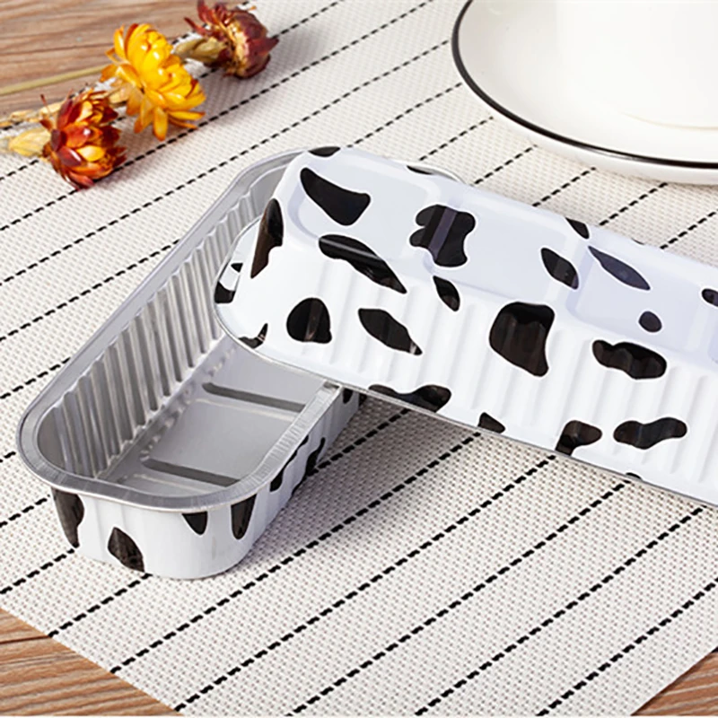 100 шт одноразовые чашки для выпечки из алюминиевой фольги коробка торта 200 мл