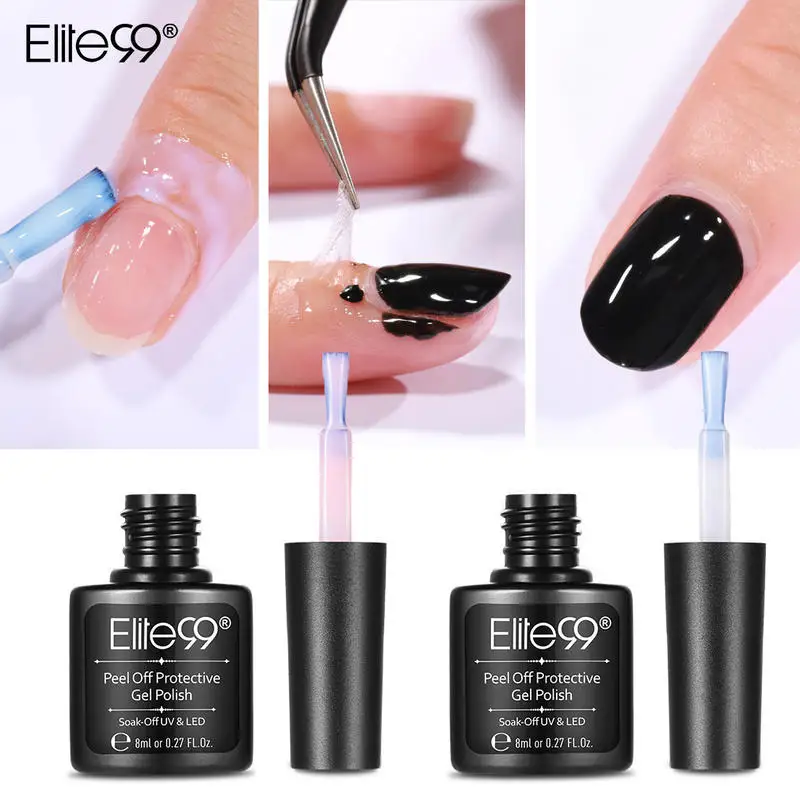 Elite99 4 шт./лот Набор ногтей для маникюра основа верхнее покрытие Гель-лак