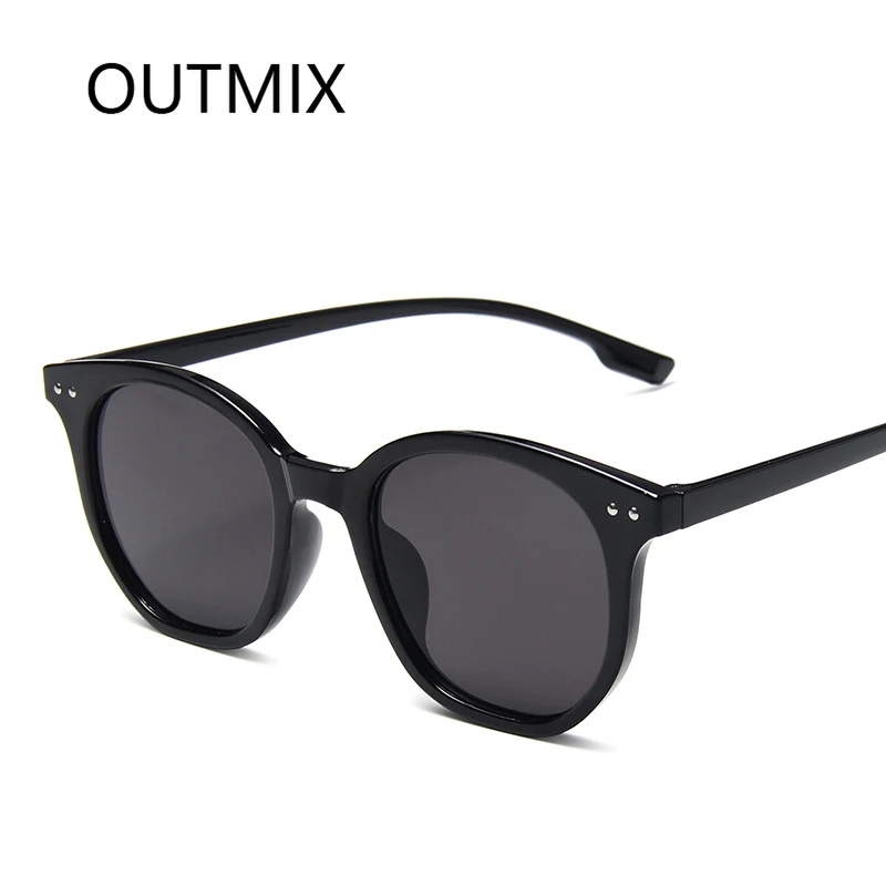 

OUTMIX round sunglasses Woemn Men Pilot Designer Retro Sun glasses Lady Summer Beach Shades Unisex Fashion UV400 Eyewear