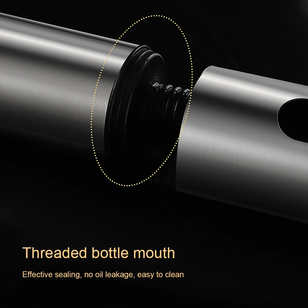 

Hot 100ML Stainless Steel Oil Vinegar Sprayer Dispenser Spraying Bottle Mist For Home Cooking Paste Salads BBQ Grill Dropship