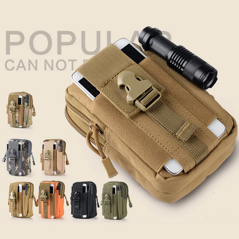 

Outdoor sports molele tactical waist bag 5.5/6 inch waterproof mobile phone bag wear belt running pouch