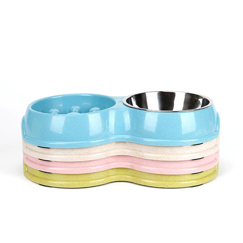 Экологичные миски для собак из нержавеющей стали антидроссельная кормушка щенка