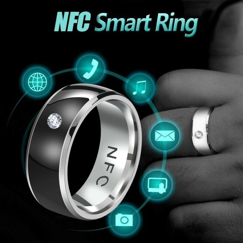 Fashion Multifunctional Intelligent Ring For All Android Technology Finger Smart Wear Digital NFC Hot Sale 2020 | Украшения и