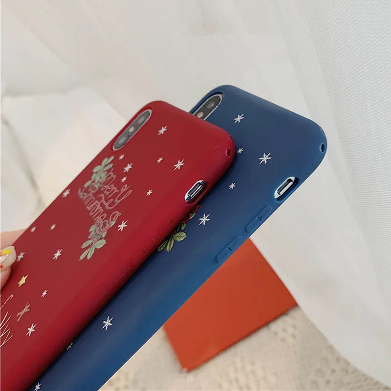 Чехол Lovebay Merry Christmas Elk ДЛЯ IPhone X XR XS Max 11 Pro 7 8 6 6S Plus силиконовый мягкий чехол для