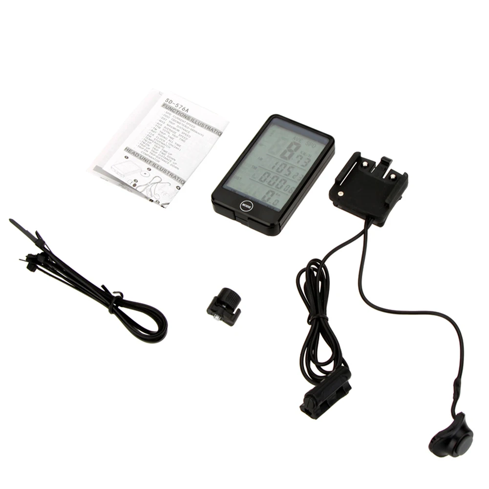 Водостойкий велосипед Многофункциональный проводной велосипедный компьютер