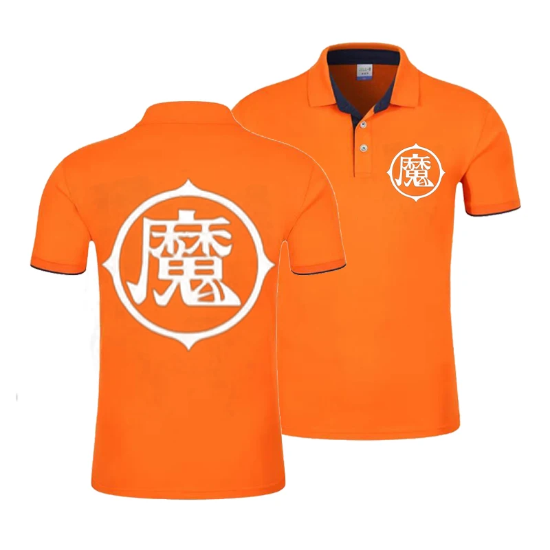 Мужская белая рубашка поло на заказ сублимационная дизайнерская вышивка