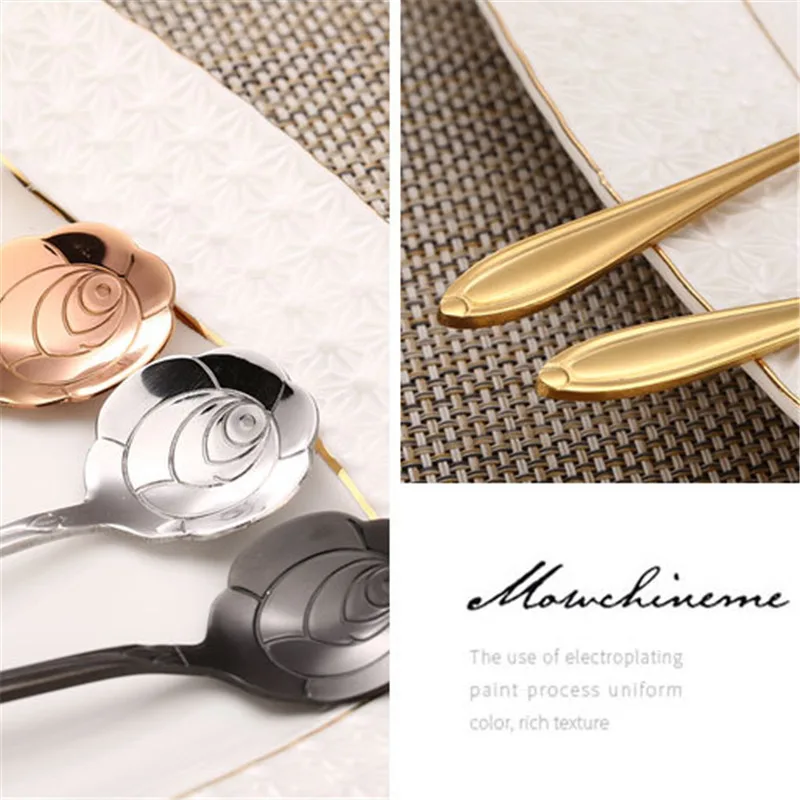 Ложка для кофе из нержавеющей стали Soffe 4 шт./компл. | Дом и сад