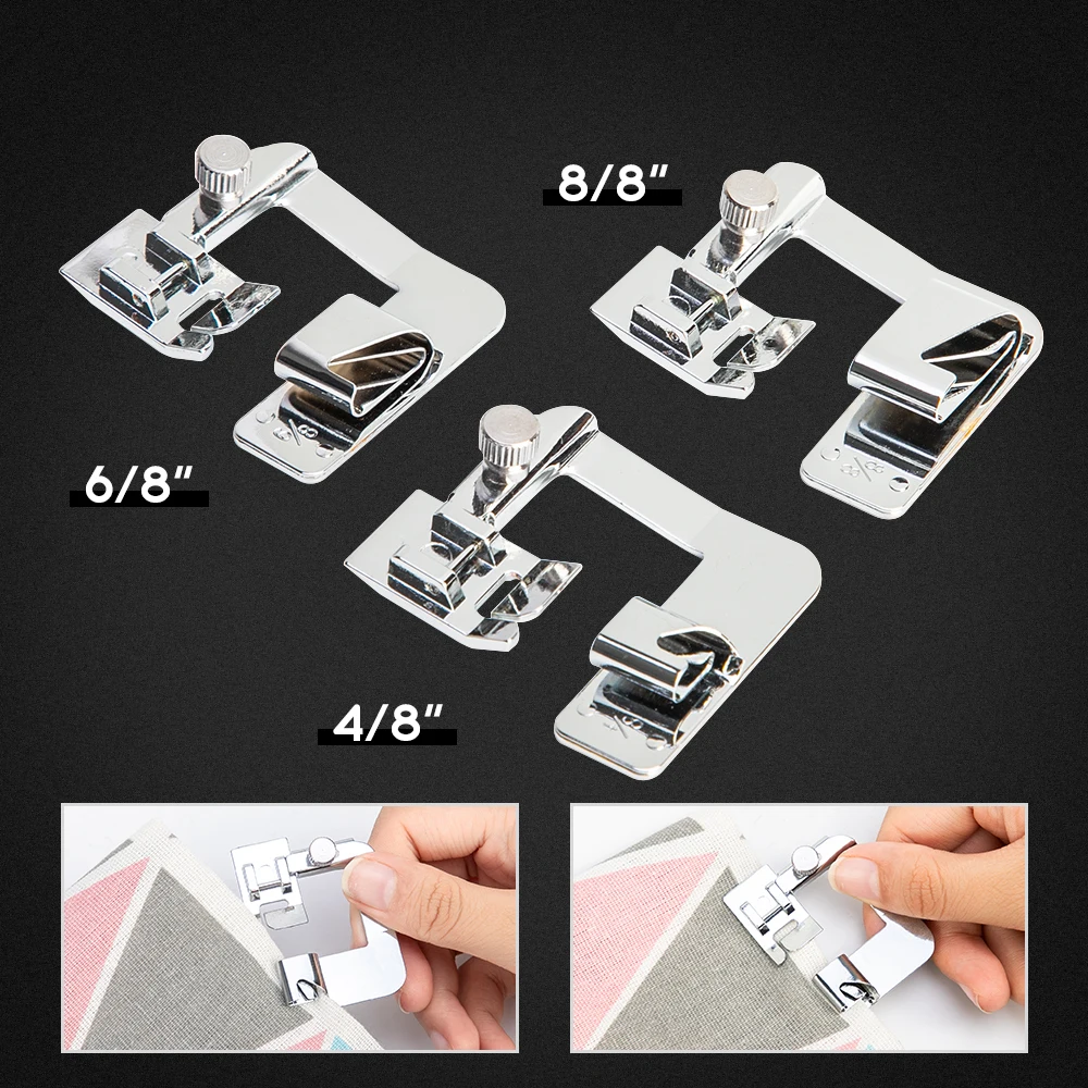 3 шт. набор прижимных лапок для швейных машин Brother Singer|Швейные машины| |