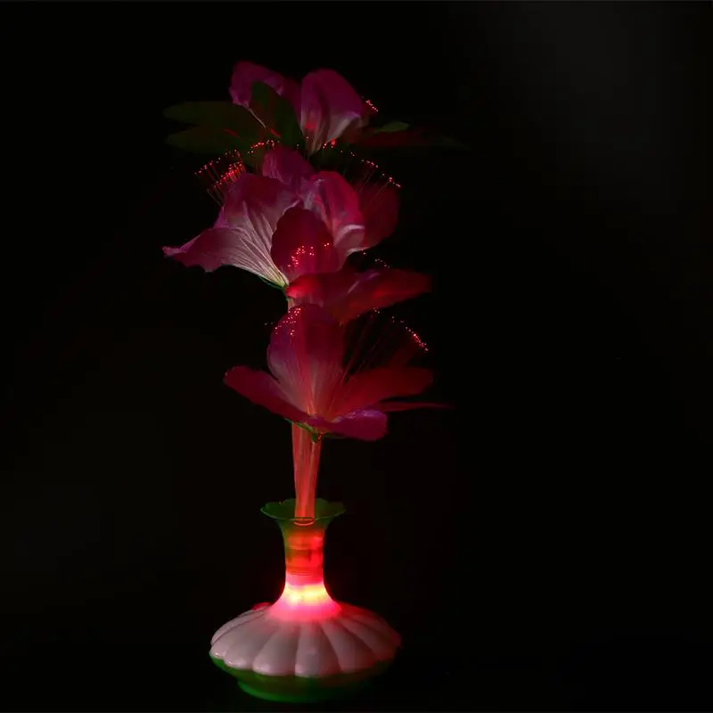 

LED Fiber Flower Kapok Vase Optical Fiber Lamp Decoration Lighting Fixture