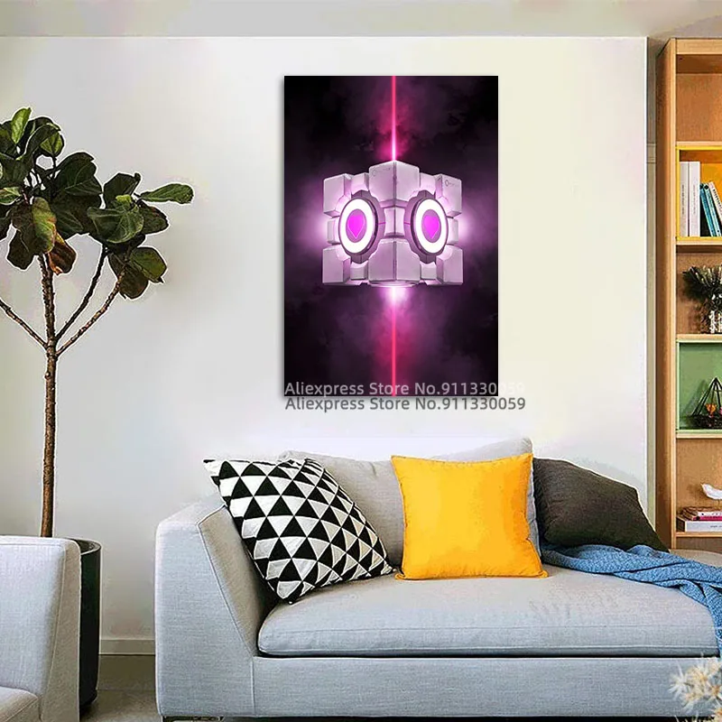Портал спутник кубические постеры и принты настенные картины для украшения