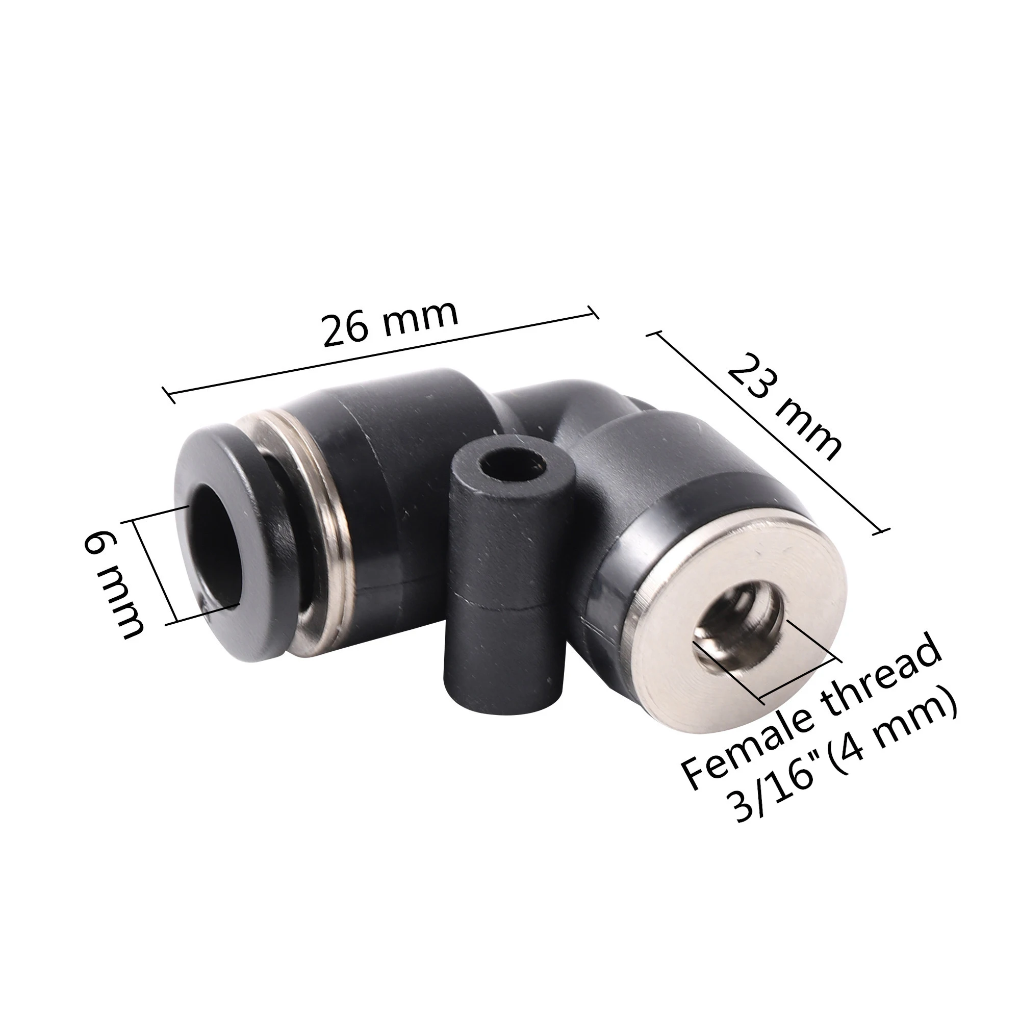 30 шт. 3/16&quot - 6 мм интерфейс скользящий замок угловой соединитель распылительная