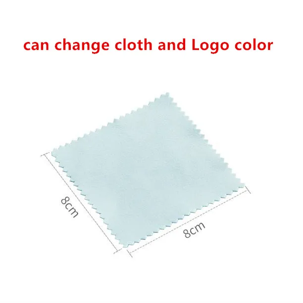 300 шт. товары на заказ Бесплатная печать логотипа чистящая полировочная ткань для