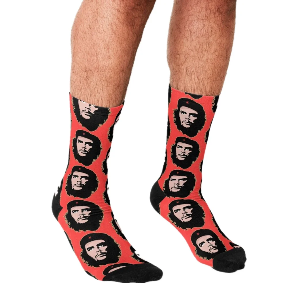 

Men Socks harajuku Cheerful Socks winter jasmine Printed personality Happy hip hop Novelty Skateboard Crew Casual Crazy Socks