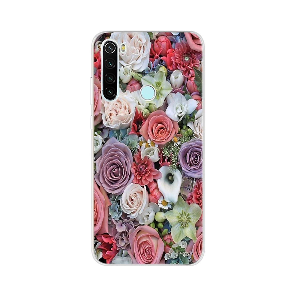 Тёмно-синий Для Xiaomi Redmi note 8 чехол силиконовый мягкий ТПУ чехол для телефона для Xiaomi Redmi note 8t 8 pro 6,3 задний Чехол, Fundas Coque bumper - Цвет: Тёмно-синий