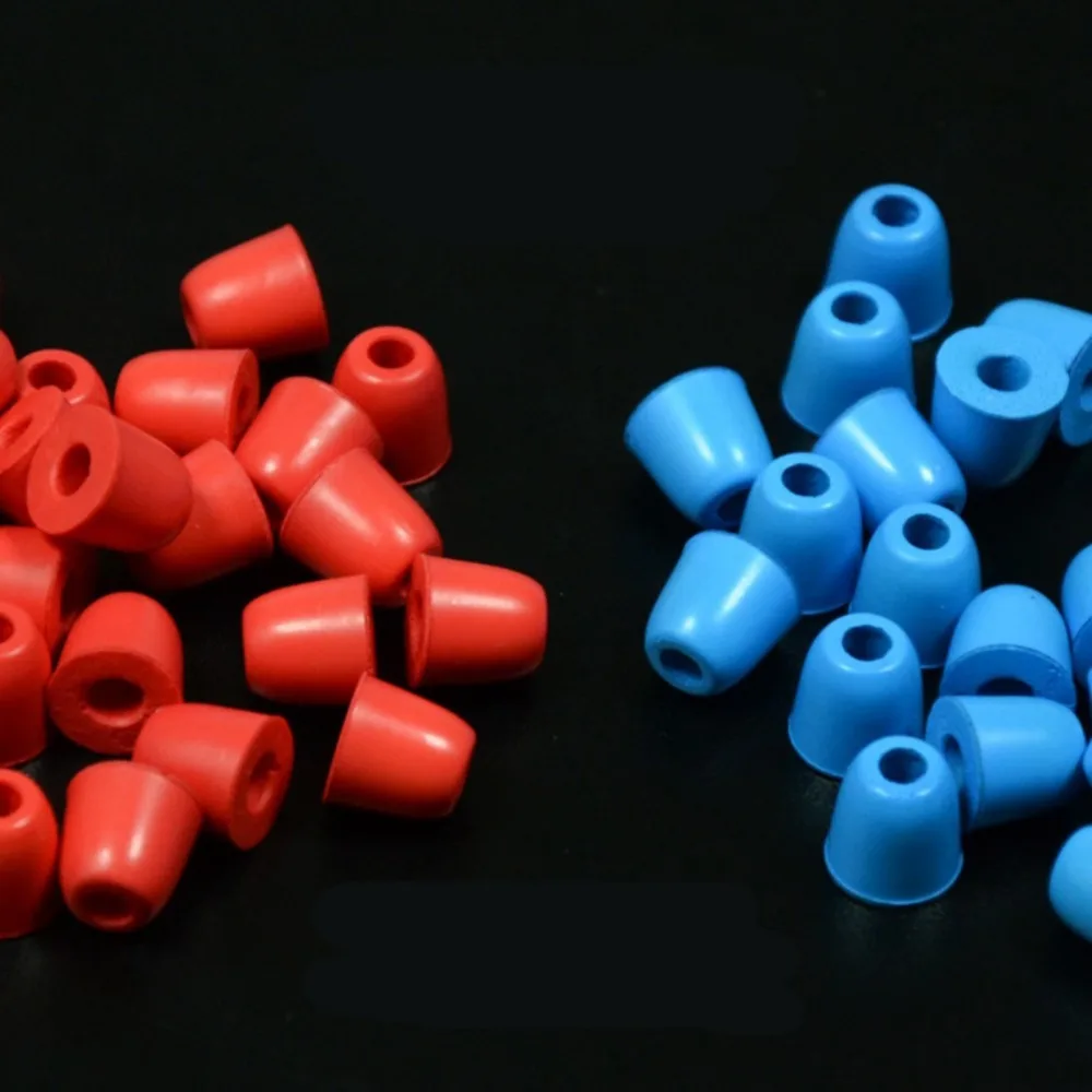 Горячие 3 пары средний 5 мм Шумоизоляция Удобные Силиконовые амбушюры пены памяти