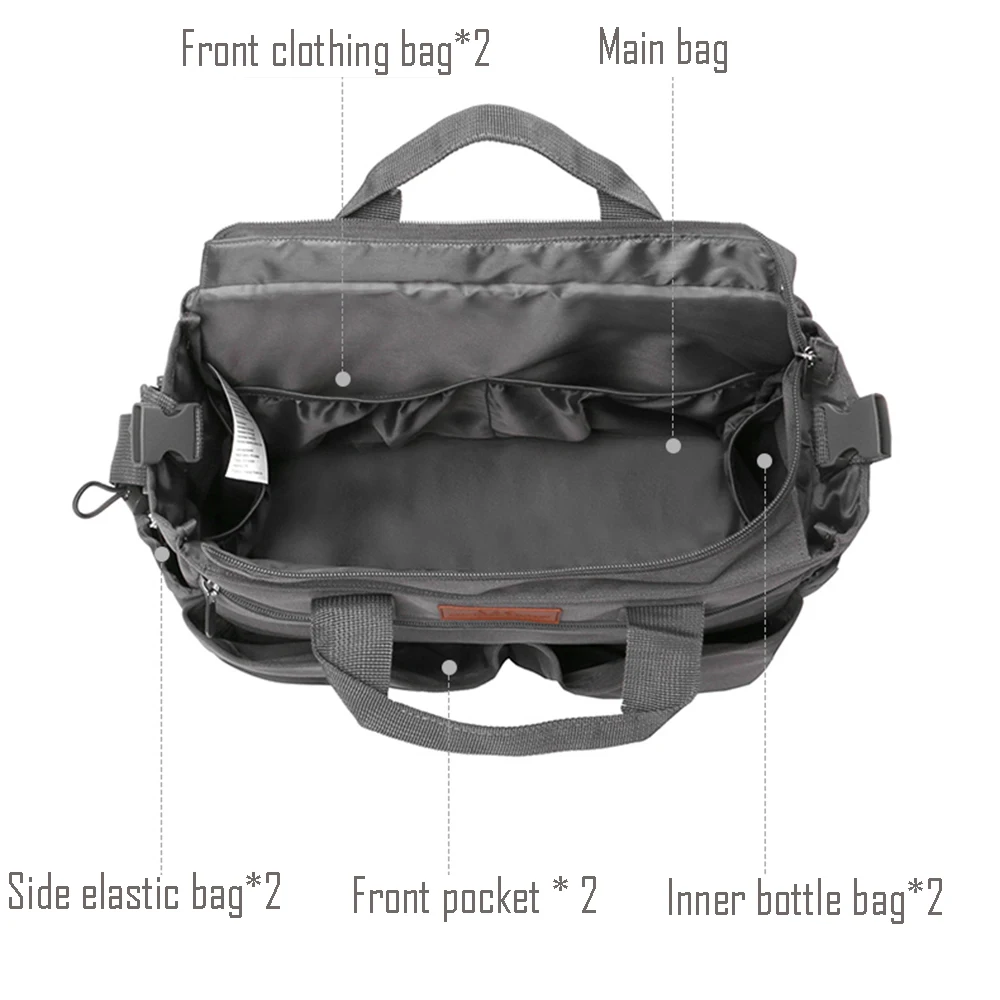 

Baby Diaper Bags For Mom Backpack Fashion Star Maternity Bag Stroller Bag Multifunctional Nappy Bag For Mummy