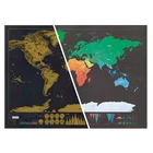 1 шт. 82*59 см Роскошная стираемая Карта путешествий по миру Карта мира с царапинами Карта путешествий для комнаты домашнего офиса декоративные наклейки на стену