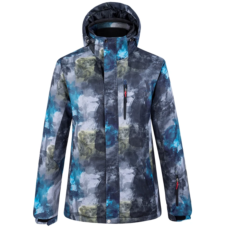 Мужская куртка для катания на лыжах и сноуборде водонепроницаемая ветрозащитная