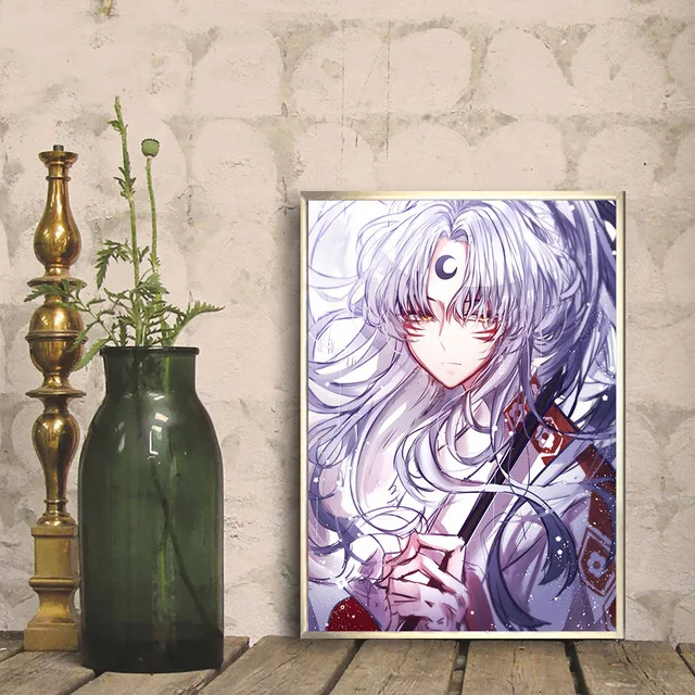 

Modern Poster Wall Art Modular Pictures HD Prints Anime Inuyasha Seshomaru Nordic Style Canvas Painting Living Room Home Decor