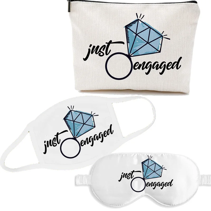 Романтическая только обрученная маска для сна косметичка путешествий новинка