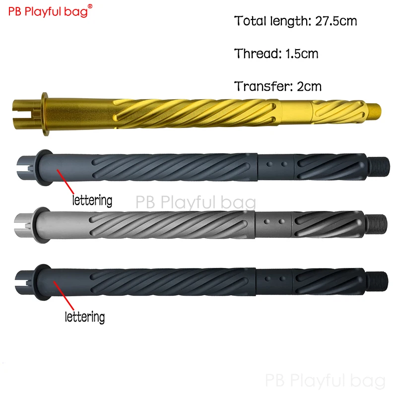 

Outdoor CS Tactical Toy accessories MC Threaded Tube Twisted Tube Water Bullet Gun Outer Tube Socket Upgrading Material CNC QD43