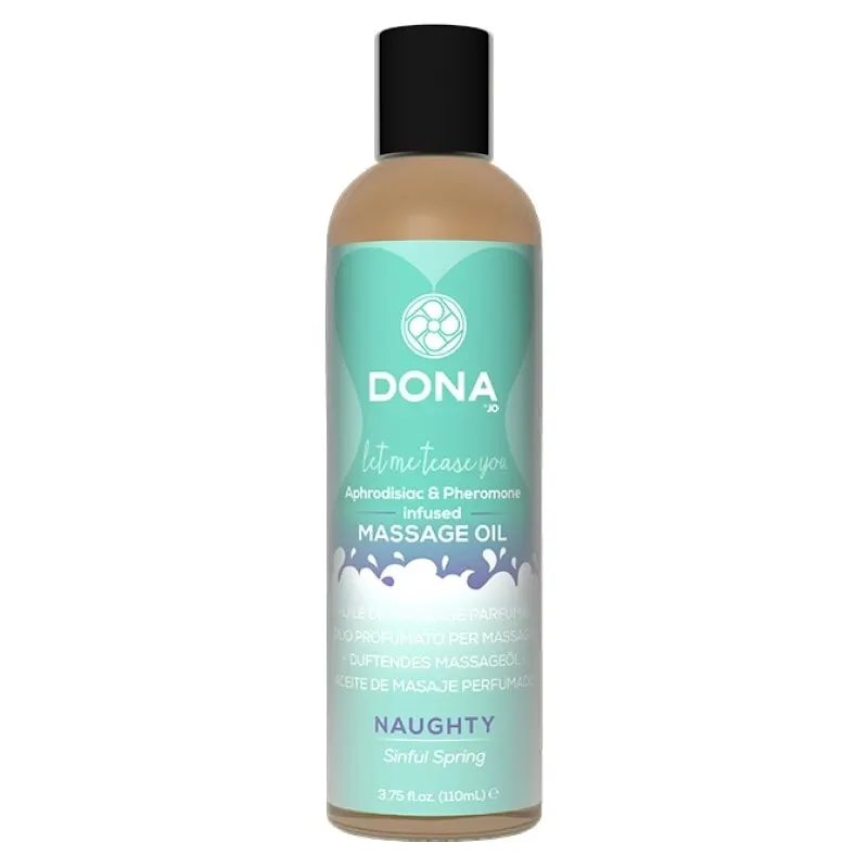 Massage Oil with feromones and aphrodisiacs scented massage oil naughty aroma-110 ml. |