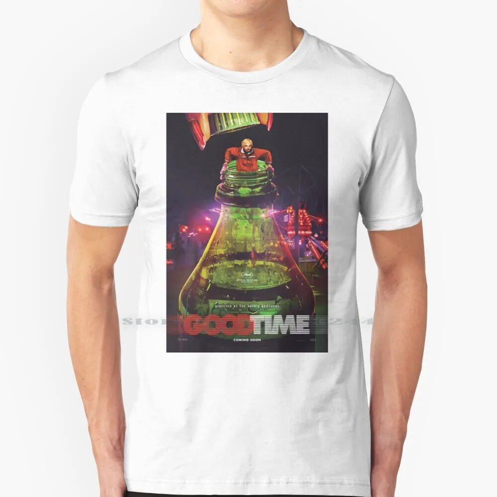 Футболка хорошего времени из 100% чистого хлопка с надписью Good Time A24 по фильму Индия
