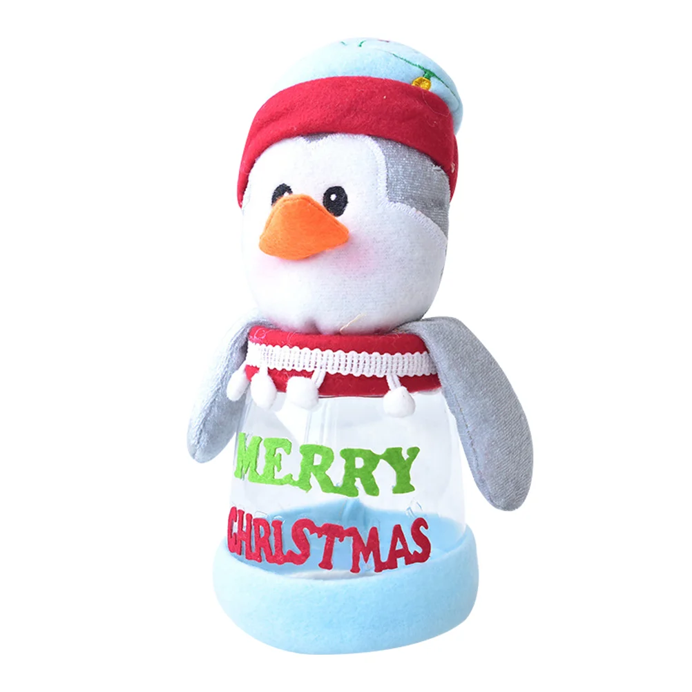 

1Pc Desktop Candy Jar Gift Box Christmas Party Gift Storage Holder Ornament