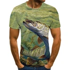 Лето, новый дизайн peixes impresso em 3D, мужская и женская футболка, дизайнерская футболка