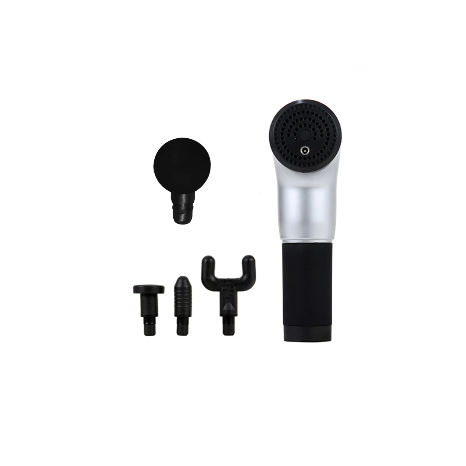 

Massage Fascia Gun Slimming Body Muscle Relaxation For Neck Back Foot Leg Shoulder Massager Recover Fascia Gun With Four Heads