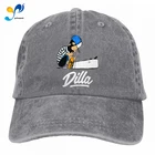 Регулируемая Бейсболка унисекс J Dilla, серая